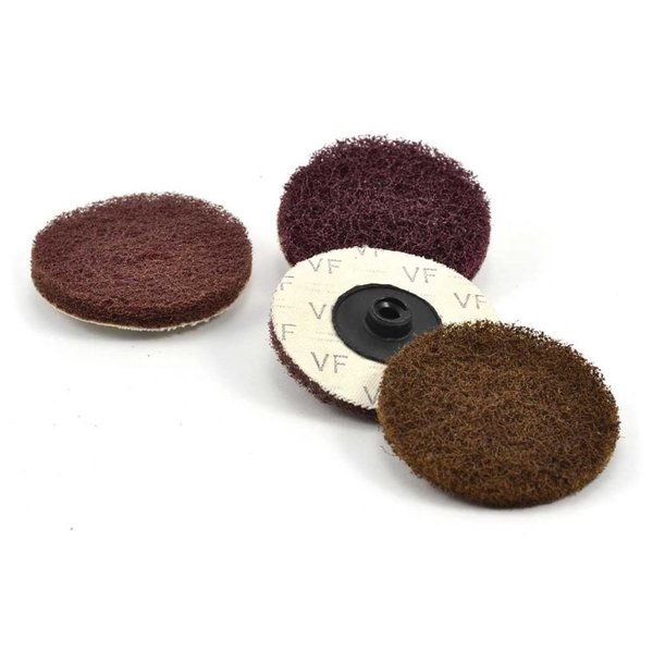 Superior Abrasives Superior Abrasives S Cond HD QC Satin Disc Type S 3" Aluminum Oxide Medium 10516